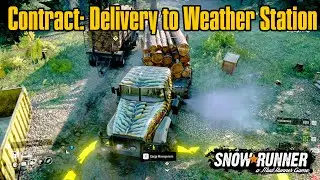 SnowRunner | Delivery to the Weather Station | Wisconsin USA
