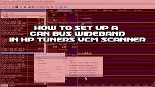How to set up a CanBus Wideband in HP Tuners VCM Scanner