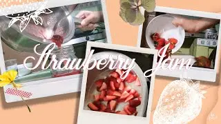 making strawberry jam! 🍓