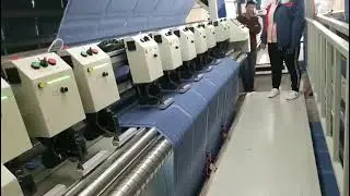 Automatic Terry towel slitting machine