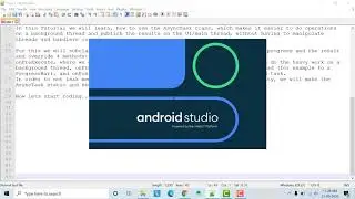 AsyncTask and weakreference android app development.