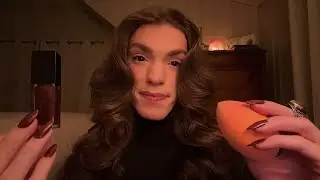 asmr doing your autumn makeup 🍁