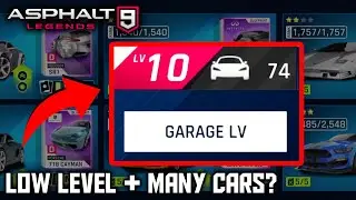 Increase Garage Level: Not All Cars Are Good for This!! (Asphalt Legends Unite / Asphalt 9)