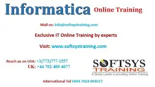 Informatica Online Training | Informatica 9.6 Online Training | Informatica Training videos