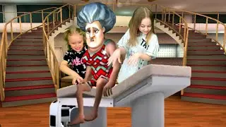 Сделали массаж Мисс Ти! Новый уровень Scary Teacher 3D! Злая училка купила массажер! Прохождение.
