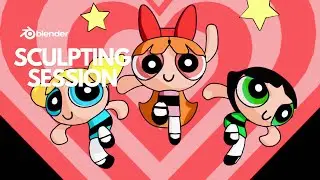 The Powerpuff Girls in Blender + Grease Pencil