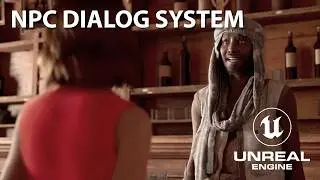 Unreal Engine 5.7 - Building An NPC Dialog System (Part1) - Tutorial