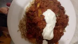 Main courses; Chilli con carne
