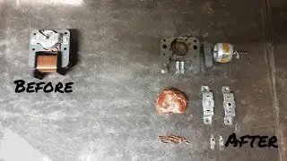 scrapping a microwave fan moter :for scrap value