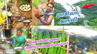 கொல்லிமலை பணியார கடை | மாசிலா அருவியில் | Masila falls in kolli hills | verity foods in kolli malai