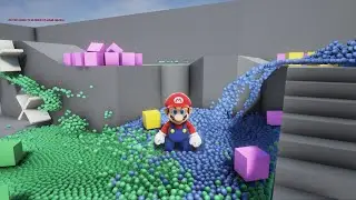 Unreal Engine 4 Super Mario Nvidia Flex Demo
