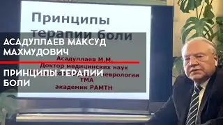 Принципы терапии боли