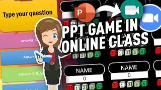 Download PPT Game for Zoom Online Class (Teachers) | Trivia PPT Quiz Scoreboard Student Points