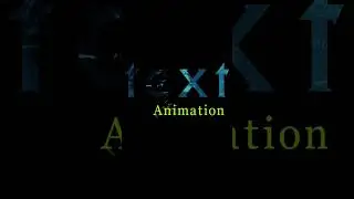 create cnimatic text effect tutorial in after effect #tutorial #aftereffect
