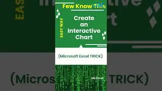 Interactive Chart |  Progress Circle Chart in Excel 