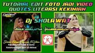 Tutorial cara buat quotes islami dj Sa'dunna fidunya..