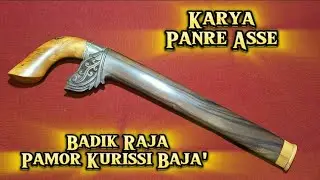Review ‼️ Badik Raja Pamor Kurissi Baja' Karya Panre Asse #badiksulawesi #badikbugis