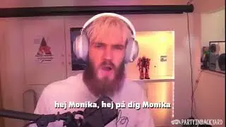 PEWDIEPIE SINGS 'HEJ MONIKA' (FAST MOTION)