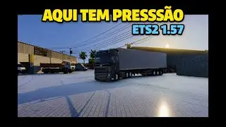 🚛💨 Volvo Puxando Baú Qualificado no ETS2 | Pressão Total na Estrada