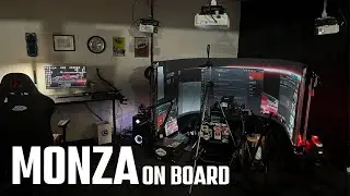 Monza On Board 2024 on my projector rig
