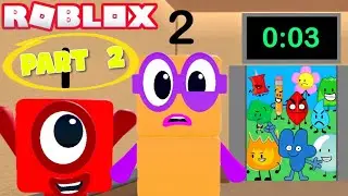 Numberblocks VS The BFDI Elevator -PART 2 | Roblox