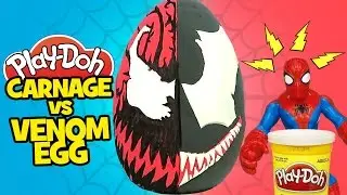 KidCity opens Spiderman Play-Doh Surprise Eggs!