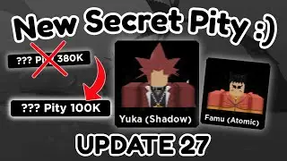 Secret Pity Anime Fighters Simulator Update 27