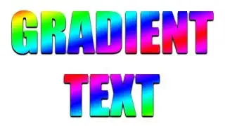 HOW TO ADD GRADIENT TO TEXT | PHOTOSHOP TUTORIAL