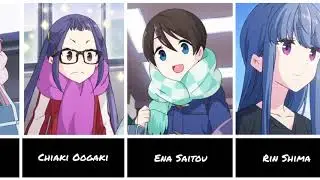 Main Characters of Laid-Back Camp