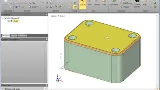 DesignSpark Mechanical. Box tutorial. Part 1. Modelling