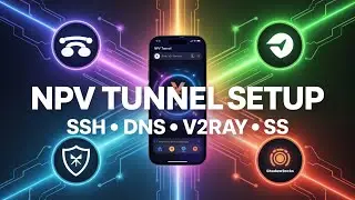 NPV Tunnel Full Setup | SSH, Slow DNS, V2Ray, Shadowsocks Complete Guide