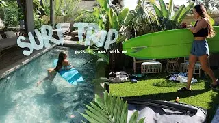 how I pack for a surf trip + travel to Costa Rica