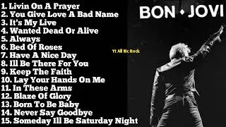 Bon Jovi  Full Album  Best Songs Of Bon Jovi Nonstop Playlist  Tanpa Iklan