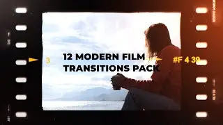 Modern Film Transitions Pack After Effects Template