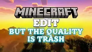 Minecraft Edit - Aria Math (slowed) but its the worst quality ever