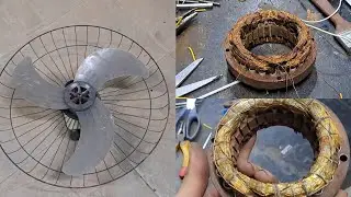 Consertando ventilador de parede tron