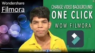 How To Change video backgrund in Filmora.