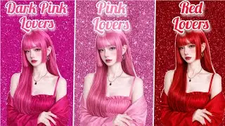 Dark Pink 💖 vs Pink 🌸 vs Red ❤️ | Which Color Wins? Color Battle!