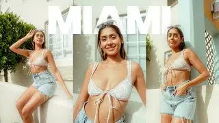 Sunny Miami Beach Portrait Photoshoot BTS | Sony A7IV