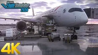 Flight Simulator 2024 + RTX™ 4090 | NEXT-GEN GRAPHICS in MSFS | A350  Takeoff | 4K Ultra Realism