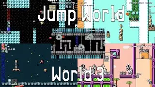 [SMM2 GAME] Jump World - World 3 - Playthrough & all WRs
