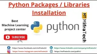 Python Packages / Libraries Installation - Mifratech