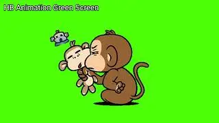 Monkey 🐒 Animation (Green Screen) | Bandar