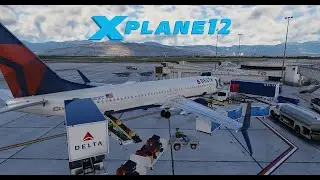 X-Plane 12.05b2 DAL ZIBO B738 V4.7 Flight Ops Live