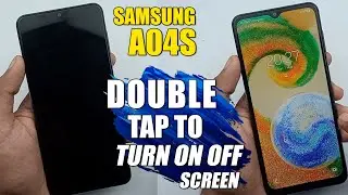 How To Enable Doubletap To Turn On Off Screen - Samsung Galaxy A04s