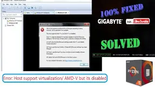How to Enable Virtualization / AMD-V in Gigabyte BIOS | Windows 10 | Ryzen CPU