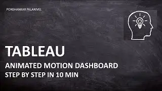 Tableau moving visualizations| Animated visuals in tableau| Moving line chart