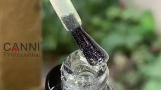 Финишное покрытие с голографическим блеском CANNI Shimmer topcoat MIRACLE без липкого слоя