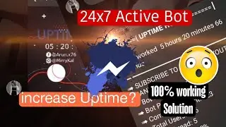DEPLOY NONSTOP MESSENGER BOT | INCREASE UPTIME RENDER GITHUB BOT