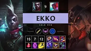 Ekko Mid vs Yone: Triple Kill, Rampage - EUW Master Patch 14.19